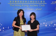 Image for Miss Salina YAN, Deputy Secretary for Home Affairs awarded a music scholarship to Miss Rachel CHEUNG