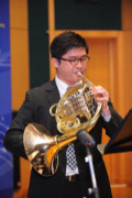 Image for Horn performance by Mr PAW Man-hing, recipient of music scholarship